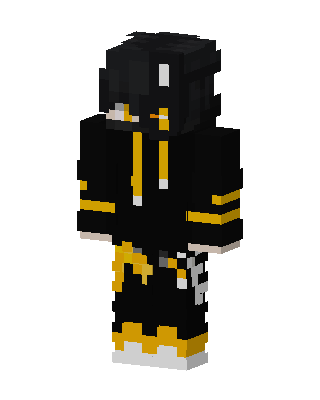 Golden Shadow Minecraft skin