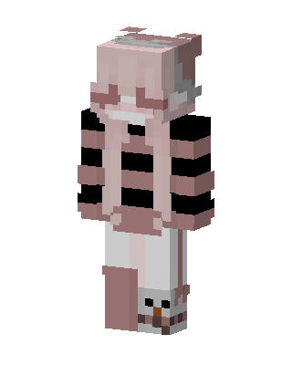 Pink Snowman Girl Minecraft cute skin