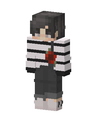 Rose Stripe Boy Minecraft skin