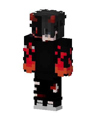 Red Demon Boy Minecraft skin