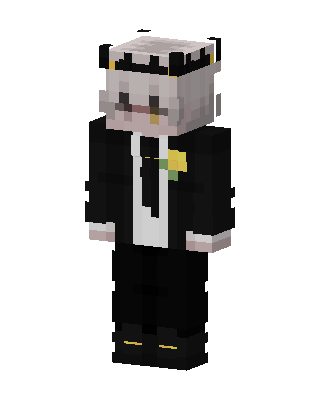 Panda Groom skin, 3D preview