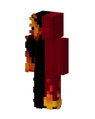 Red Hero Boy skin, 3D preview