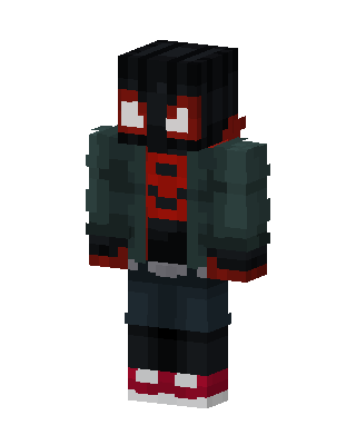 Black Villain Boy Minecraft skin