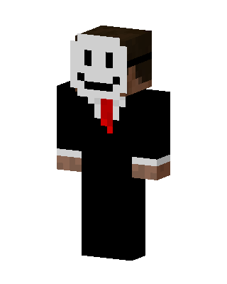 Masked Suit Guy skin, 3D preview