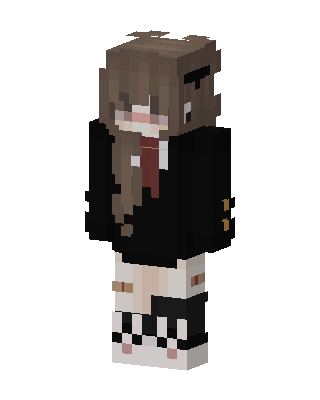 School Girl Chic skin, 3D preview