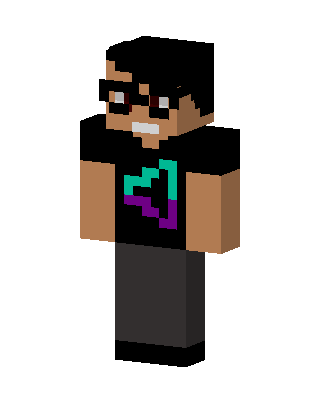 Teal Arrow Tee skin, 3D preview