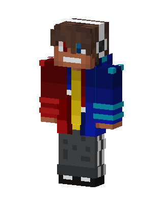 Split Jacket Gamer skin, 3D preview