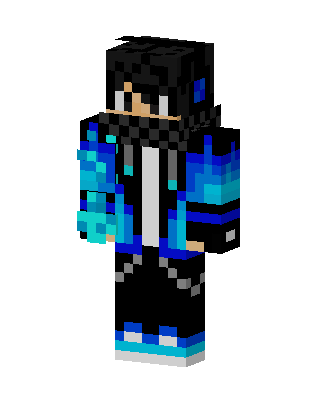 Black E-Boy skin, 3D preview