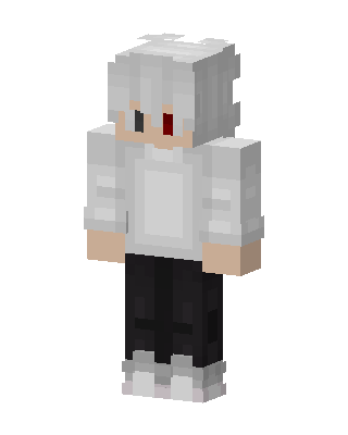 White Player Boy skin, 3D preview