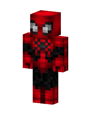 Spider-Man skin, 3D preview