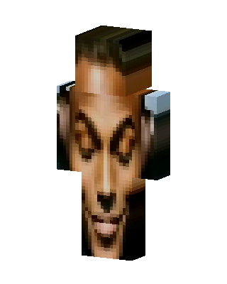 Brown Headphone Villain Boy Minecraft skin