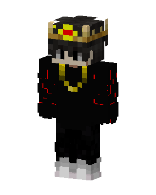 Crimson Crown King Minecraft skin