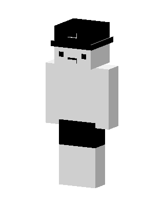 Bowler Hat Guy skin, 3D preview