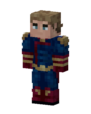 Captain Marvel skin, 3D preview