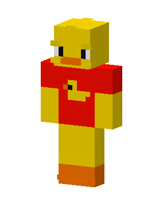 Rubber Duck skin, 3D preview