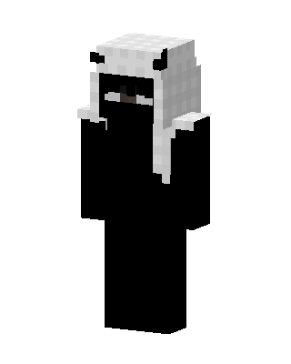 Black Masked Mob skin, 3D preview