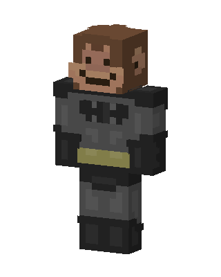 Monkey Batman skin, 3D preview