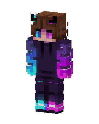 Neon Hoodie skin, 3D preview