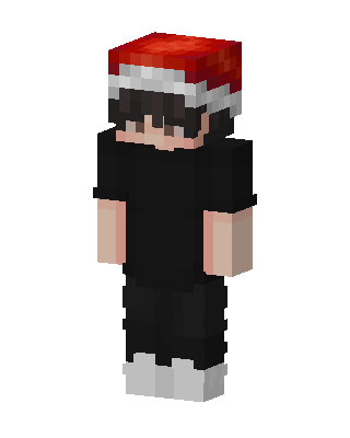 Black Holiday Boy Minecraft Christmas skin
