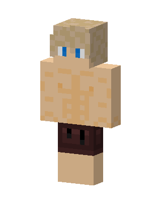 Gold Mob Boy skin, 3D preview