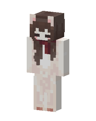 Cat Girl skin, 3D preview