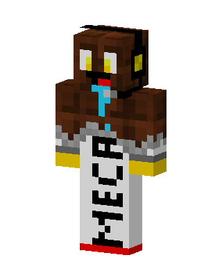 Chocolate Gamer skin, 3D preview