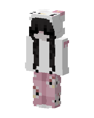 Hello Kitty Pajamas skin, 3D preview