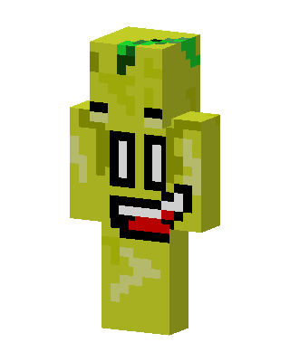 Pickle Rick skin, 3D preview