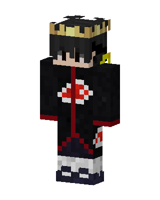 Akatsuki Crowned skin, 3D preview