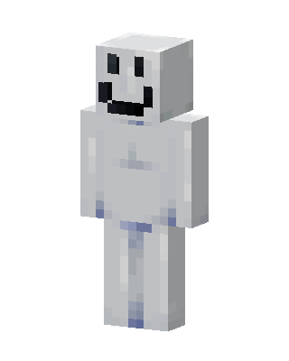 Smiley Ghost skin, 3D preview
