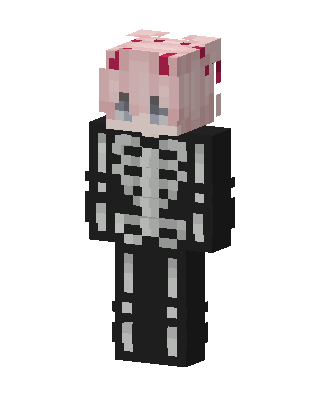 Skeleton Pinkie skin, 3D preview