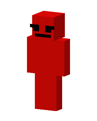 Angry Red skin, 3D preview