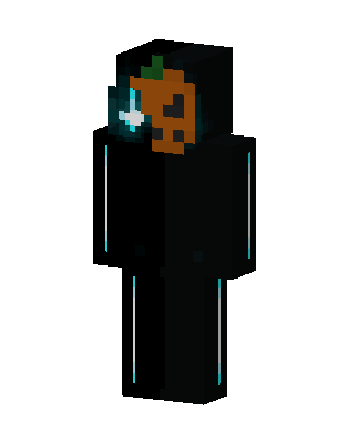 Neon Pumpkin Minecraft skin