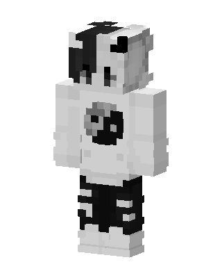 White Panda Minecraft skin
