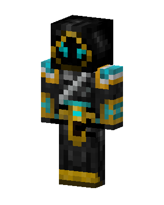 Void Mage skin, 3D preview