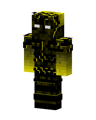 Golden Shadow skin, 3D preview