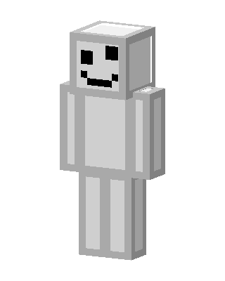 Smiley Ghost skin, 3D preview