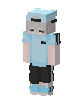 Sky Cap Boy skin, 3D preview