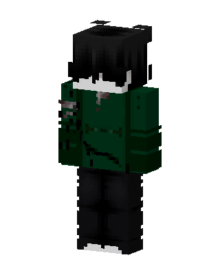 Emerald Emo skin, 3D preview