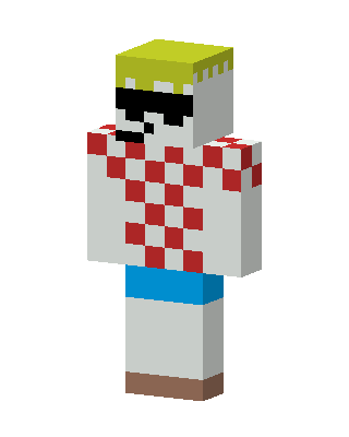 Checkered Shades skin, 3D preview