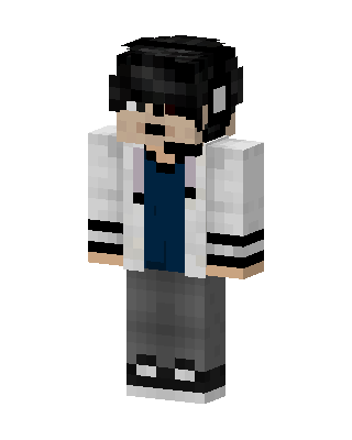 Headphone Hoodie Boy skin, 3D preview