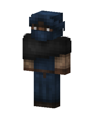 Blue Assassin Minecraft blue skin