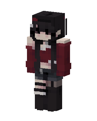 Black Ninja Girl Minecraft skin