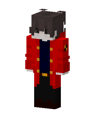 Red Coat Boy skin, 3D preview