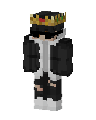 Crowned Streetwear Boy skin, 3D preview