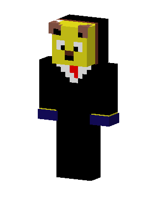 Suited Bear skin, 3D preview