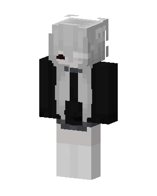Ghost Girl skin, 3D preview
