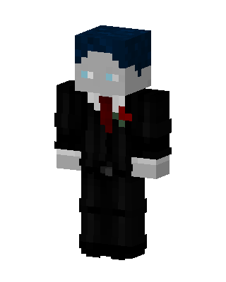 Pale Gentleman skin, 3D preview