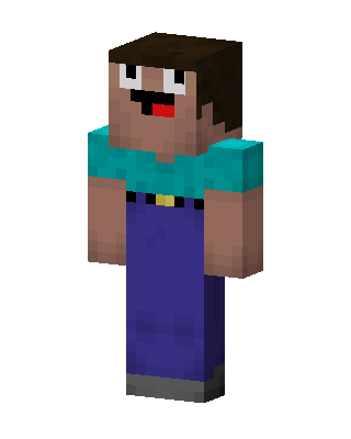 Derp Steve Minecraft skin