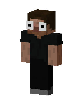 Black Player Boy skin, 3D preview